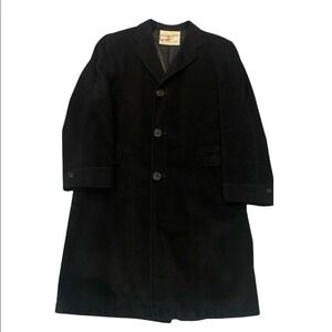Dominic D. Bruzzi Grodins  Men's 100% Cashmere Coat Black 38